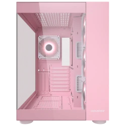 COUGAR FV150 RGB PC Kućište Srednji toranj, RGB osvjetljenje, prozirni panel, Pink - thumbnail 2
