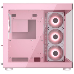 COUGAR FV150 RGB PC Kućište Srednji toranj, RGB osvjetljenje, prozirni panel, Pink - thumbnail 3