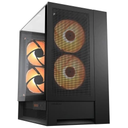 COUGAR OmnyX PC Kućište Mid Tower Crno - Prostranost, Moderni Dizajn - thumbnail 2