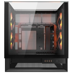 COUGAR OmnyX PC Kućište Mid Tower Crno - Prostranost, Moderni Dizajn - thumbnail 4