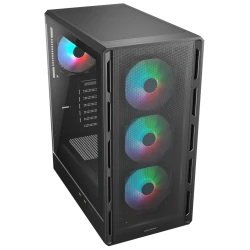 COUGAR Kućište AIRFACE PURE RGB Srednji Toranj, RGB osvjetljenje, Crno, Stakleni panel - thumbnail 3