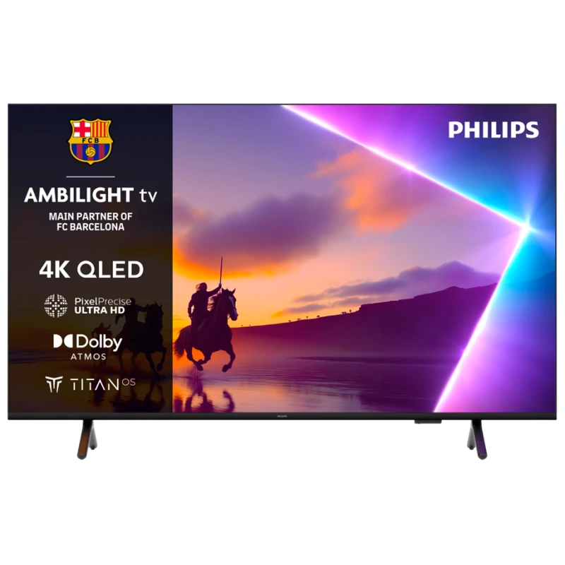 Philips TV QLED 85PUS8510/12 – 85" Ambilight 4K QLED, Titan OS, Dolby Atmos - image 1