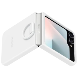 Samsung Silikonska maska za Galaxy Z Flip7 FE bijela - savršena zaštita, moderan dizajn - thumbnail 5