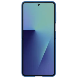 Samsung Silikonska maska s prstenom za Galaxy Z Flip7 Plava, zaštita, udobno držanje, moderan dizajn, jednostavno korištenje - thumbnail 2