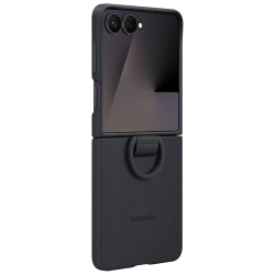 Samsung Silikonska maska za Galaxy Z Flip7 Crna, zaštita, savršeno pristajanje, lagana, premium osjećaj - thumbnail 5