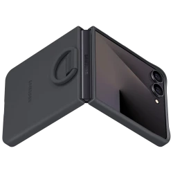 Samsung Silikonska maska za Galaxy Z Flip7 Crna, zaštita, savršeno pristajanje, lagana, premium osjećaj - thumbnail 6
