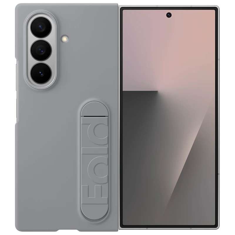 Samsung Silikonska maska za Galaxy Z Fold7 Siva, izdržljiva zaštita, ugodan osjećaj - image 1