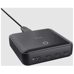 Trust Maxo 100W 4-port USBdesktop punjač, 3 USB-C porta,1 USB-A port - thumbnail 2