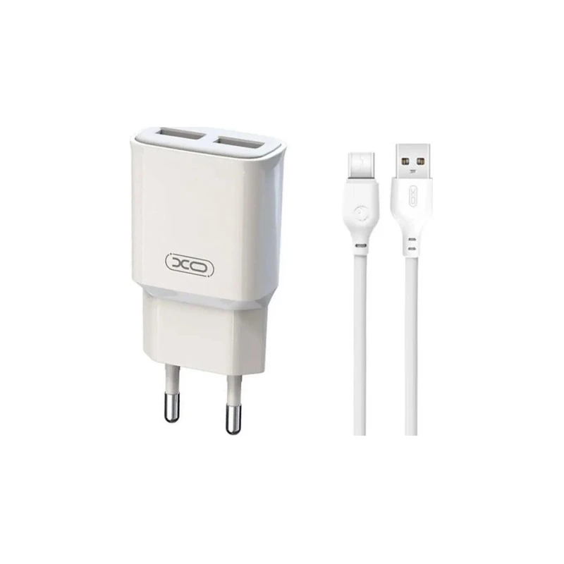 XO L92C  Dual 2.4A Charger + Type-C cable - image 1