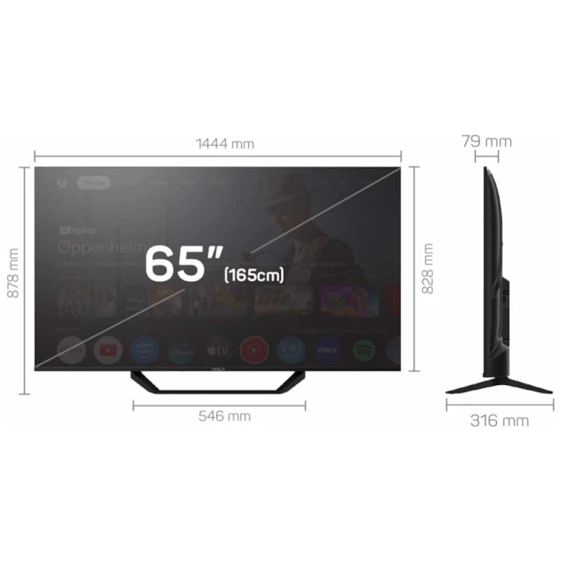 TESLA TV 65E655BUS 4K Google Powered by Google Google Assistant - image 1
