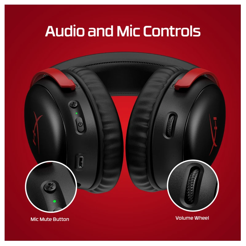 HyperX Cloud III WirelessGaming Headset (Black-Red) - image 1