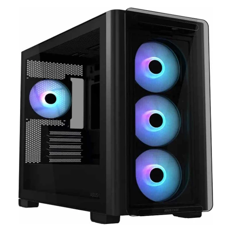 ASUS CASE A23 PLUS TG ARGBBlack, Micro-ATX,4x ARGB fans - image 1
