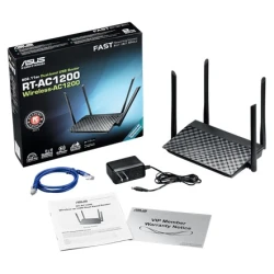 ASUS WiFi Router RT-AC1200Dual-Band;4 externe anteneUSB 2.0 port - thumbnail 2