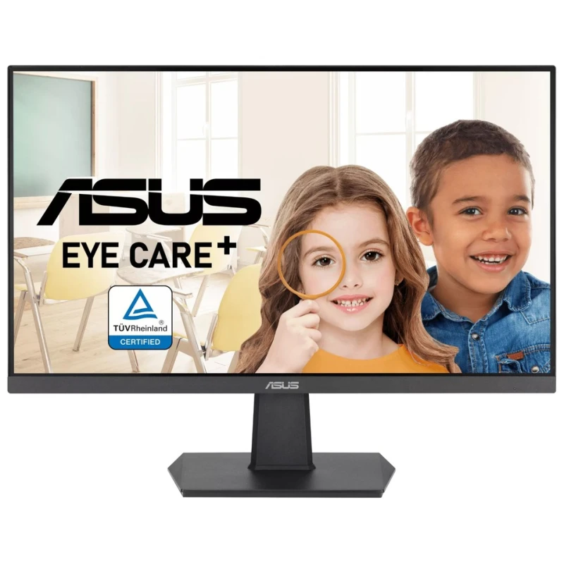 Asus 27" monitor VA27EHF 100HzIPS,FHD,1ms,250cd,HDMI,VESA 100x100,Frameless,Flicker Free, Boja crna - image 1