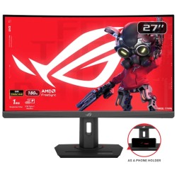 Asus ROG Strix XG27WCS USBType-C 27" gaming monitor,zakrivljeni, 180 Hz, 1 ms, VA - thumbnail 1