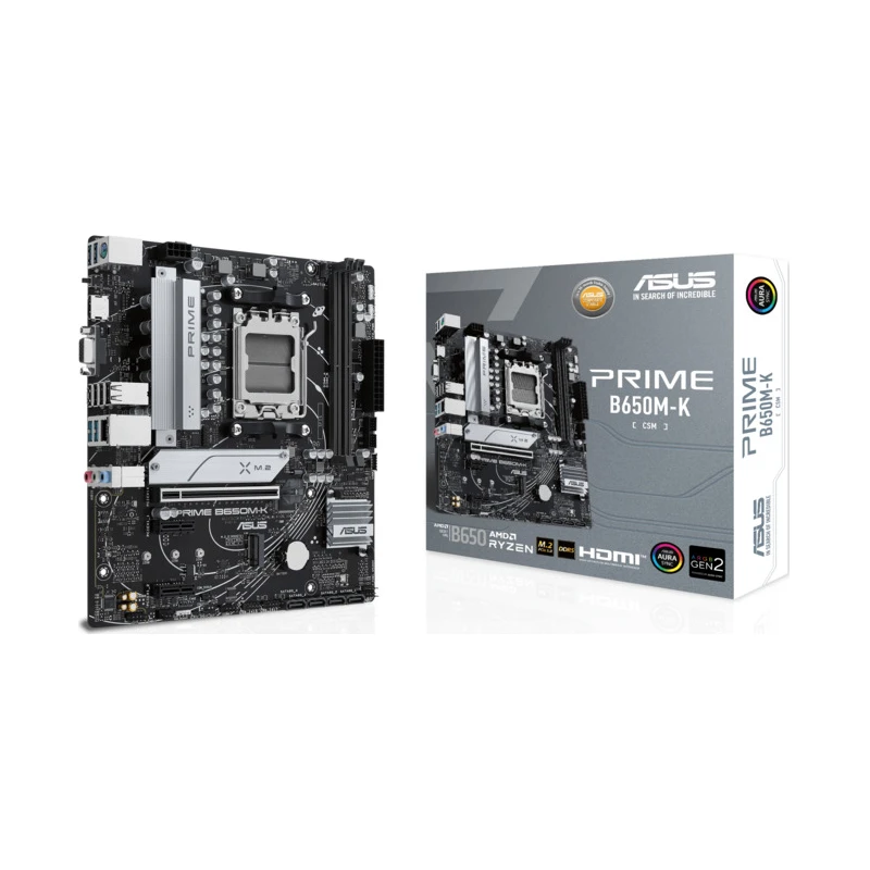 ASUS MB PRIME B650M-KAM5, 2x DDR5, 2x M.2, 8x USB,1x VGA, 1x HDMI, mATX - image 1