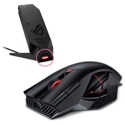 ASUS ROG SPATHA X gaming miš,12 programabilnih tipki, 6 ROGmikro prekidača, 19000 dpi, wireless - thumbnail 3