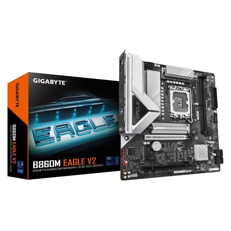Gigabyte MB B860M EAGLE V2LGA1851; 2xDDR5; 2xM.2; 4xSATA6xUSB; HDMI, DP; USB Type-C, mATX; - image 1