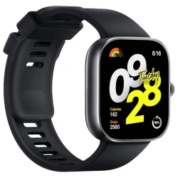 Redmi Watch 4, crni 1.97" ekran, metalno kućište, Bluetooth pozivi, GNSS sistem - thumbnail 1