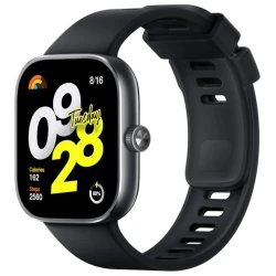Redmi Watch 4, crni 1.97" ekran, metalno kućište, Bluetooth pozivi, GNSS sistem - thumbnail 2