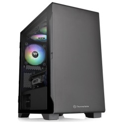 Thermaltake S100 TG Micro case tempered glass, 1x 120mm fan - thumbnail 3