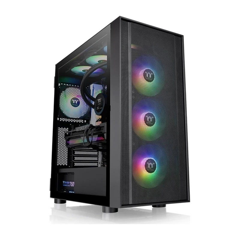 Thermaltake H570 TG ARGB Mid tower, tempered glass, 3x 120mm ARGB Lite fan - image 1