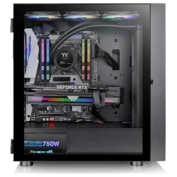 Thermaltake H570 TG ARGB Mid tower, tempered glass, 3x 120mm ARGB Lite fan - thumbnail 3