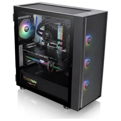 Thermaltake H570 TG ARGB Mid tower, tempered glass, 3x 120mm ARGB Lite fan - thumbnail 4