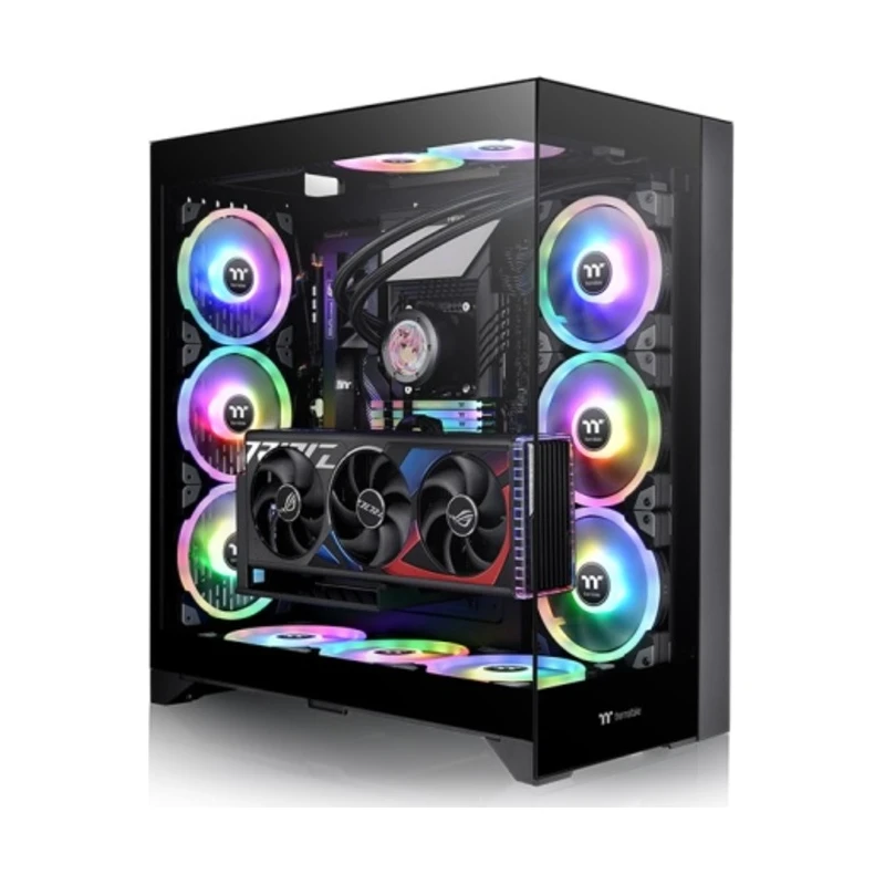 Thermaltake CTE E600 MXMid Tower, 4mm Tempered glassPCI-e 4.0 Riser Cable, GPU bracket - image 1