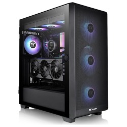 Thermaltake S250 TG ARGBMid tower case, tempered glass4x CT120 ARGB Sync Fans,Mesh front panel - thumbnail 1
