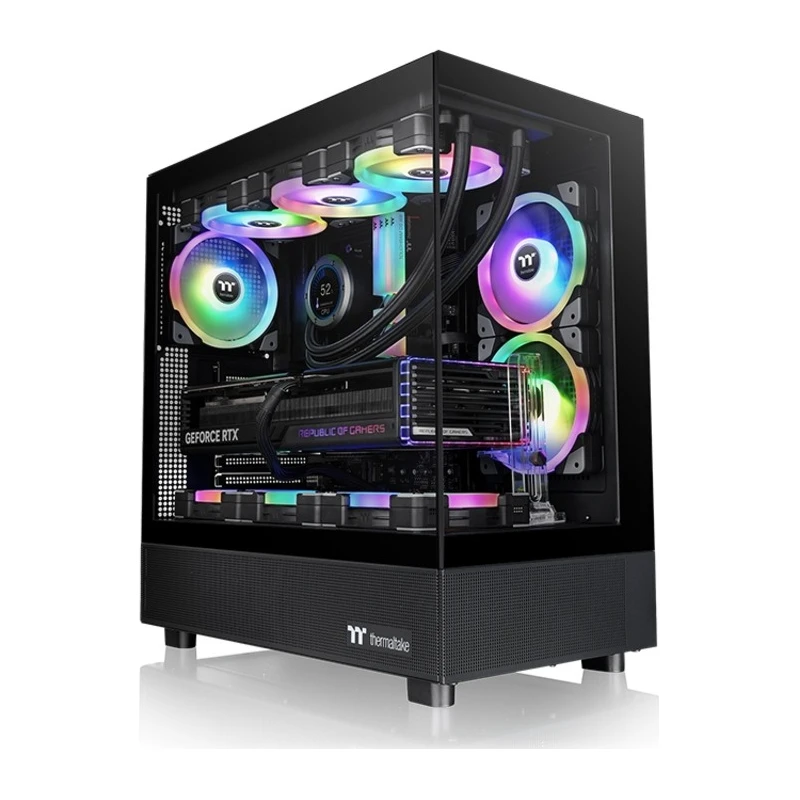 Thermaltake View 270 TG ARGBMid tower case, tempered glass1x CT140 ARGB fan, - image 1
