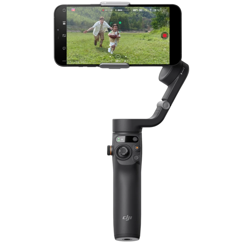 DJI Osmo Mobile 6 Gimbal Crna3-osna stabilizacija,prenosnai sklopiva, ugrađena produzena sipka - image 1