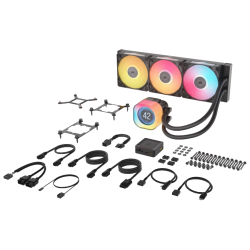 CORSAIR TITAN 360 RX LCD AIOLiquid CPU Cooler, Black,RX120LGA1851, LGA1700, AM5, AM4 - thumbnail 1