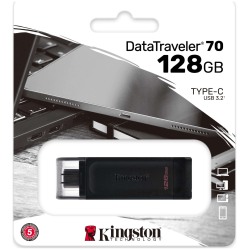 Kingston FD 128GB USB-CUSB 3.2 Gen 1 speedsPortable and simple design - thumbnail 2