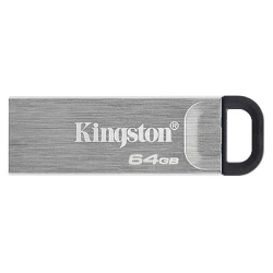 Kingston FD 64GB DTKN USB3.2DataTraveler KysonStylish Capless Metal Case,200MB/s read - thumbnail 1