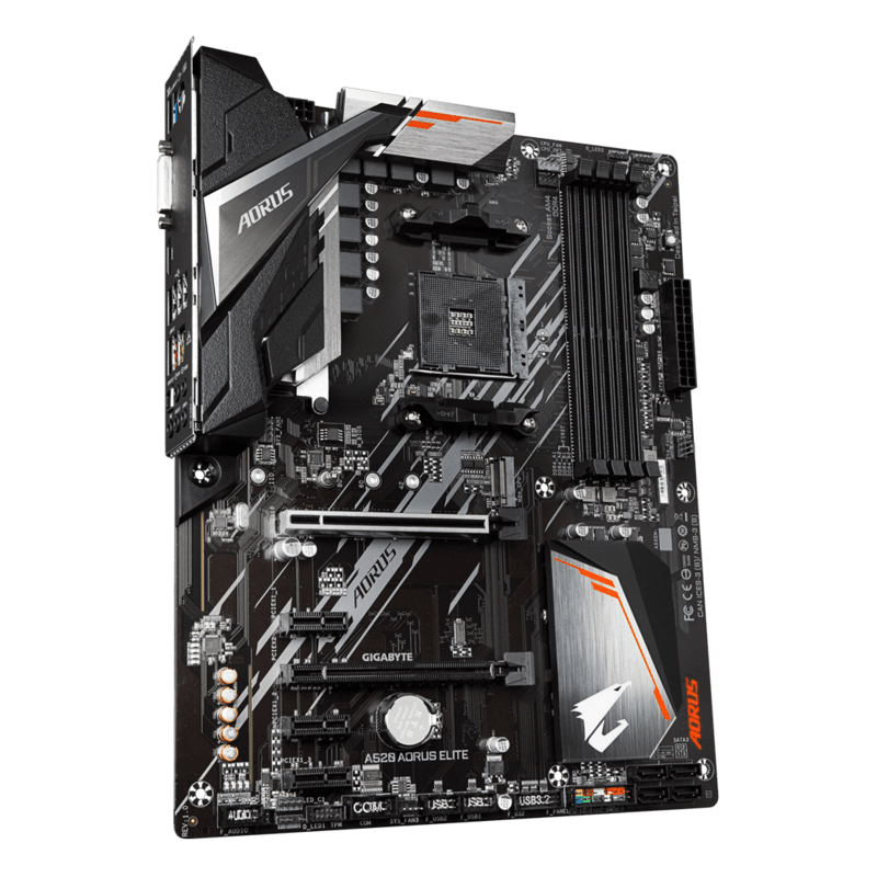 Gigabyte MB A520 Aorus EliteAMD A520,AM4,4xDDR4DVI,HDMI;RAID;ATX - image 1