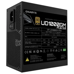 Gigabyte PSU 1000W PCIe 5.08xSATA, 4xPCIe 6+2 Pin, 3x4Pin1xFloppy; [GP-UD1000GM PG5] - thumbnail 2
