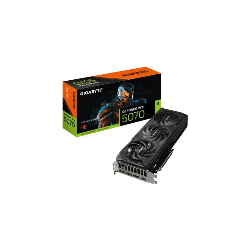 Gigabyte 5070 Windforce SFF 12 12GB GDDR7, 192-bit 3x DP, 1x HDMI - image 1