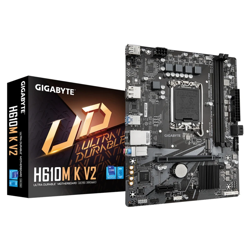 Gigabyte MB H610M K V2 DDR5LGA1700; 2xDDR5; M.2; 2xSATA;6xUSB; DP, HDMI; mATX - image 1