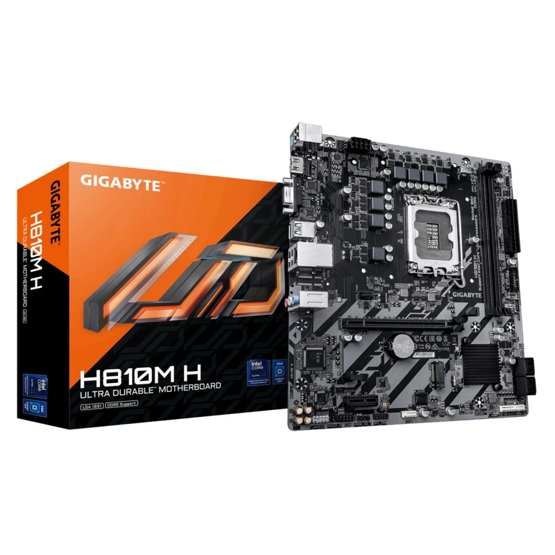 Gigabyte MB H810M H DDR5LGA1851, 2x DDR5,1x M.2,4xSATA6x USB, HDMI, VGA, mATX - image 1