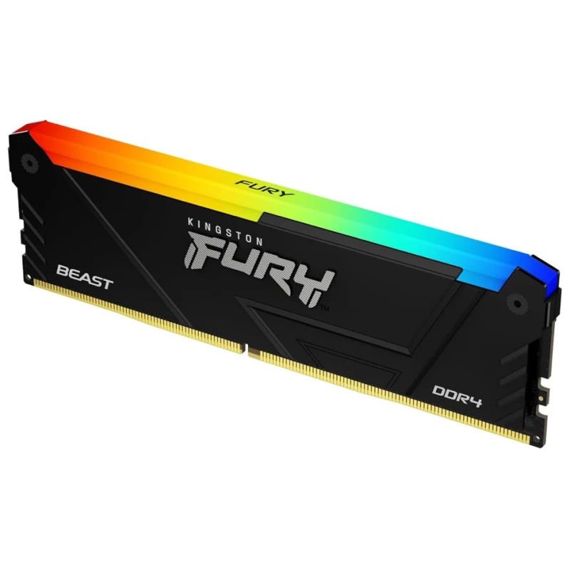 Kingston 8GB 3200MHz DDR4 RGBFURY Beast (1x8GB) RGB,CL16, 288-Pin, XMP - image 1