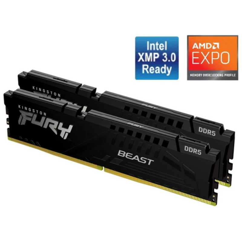 Kingston 32GB 5600MHz DDR5Fury Beast (2x16), CL36, EXPO - image 1