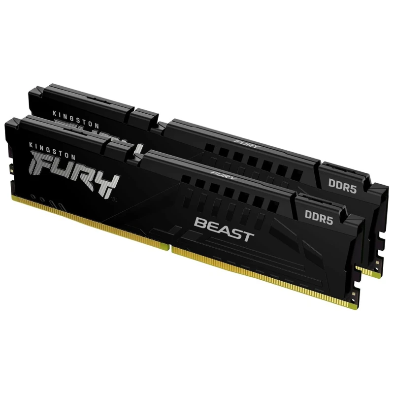 Kingston 64GB 6000MHz DDR5Fury Beast (2x32GB), CL30,XMP, EXPO, 2RX8, 288-pin 16Gbit - image 1