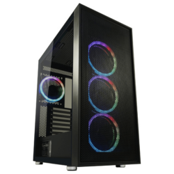 LC-Power Case Gaming 802B 4x 120mm RGB fans Black_Wanderer_X - ATX gaming case - thumbnail 1