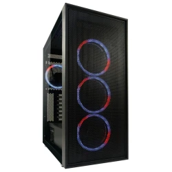 LC-Power Case Gaming 802B 4x 120mm RGB fans Black_Wanderer_X - ATX gaming case - thumbnail 2