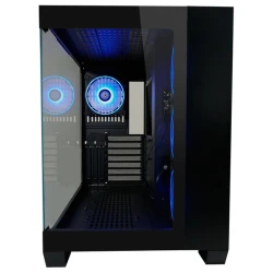 LC-Power Case Gaming 809BE-ATX, ATX, Micro ATX, MiniITX4x 120mm ARGB fans, tempered glass - thumbnail 2