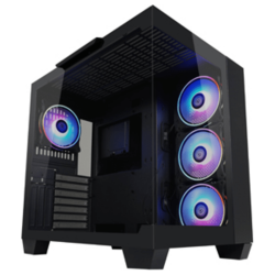 LC-Power Case Gaming 809BE-ATX, ATX, Micro ATX, MiniITX4x 120mm ARGB fans, tempered glass - thumbnail 3