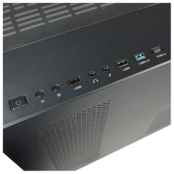 LC-Power Case Gaming 809BE-ATX, ATX, Micro ATX, MiniITX4x 120mm ARGB fans, tempered glass - thumbnail 4