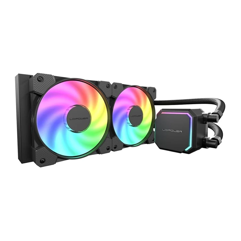 LC-Power Liquid Freezer 280mm ARGB, JetFlow, AMD and Intel CPUs, 2x140mm, PWM - image 1