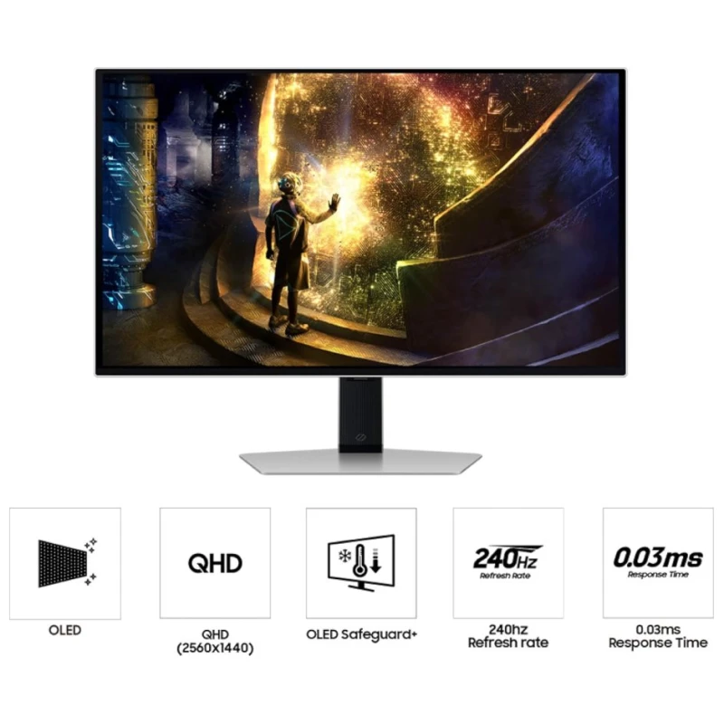 Samsung 27" Odyssey G61SD monQHD 2560x1440, 240Hz, OLED0.03ms, 250cd, 2xHDMI, DP, 2xUSB - image 1